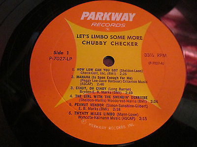 1963 - Chubby Checker "Limbo Some More" - Parkway Records - Plays VG - VG+