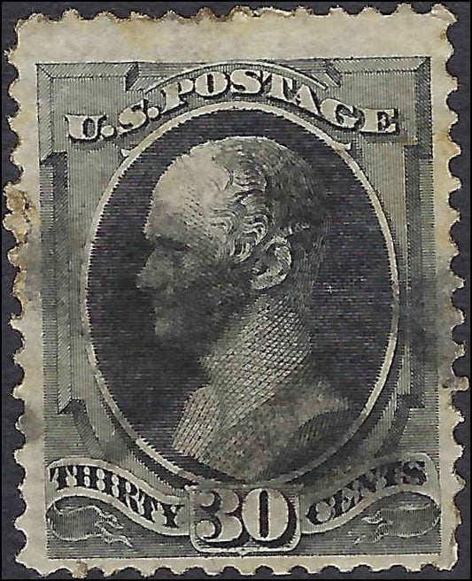 VEGAS - 1879 30c Hamilton - Scott190 - Some Short Perfs - Read
