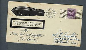 VEGAS - 1935 USS Macon Zeppelin Formick Signed Cache Day After Crash - FG106