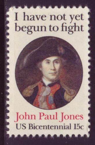 1979 John Paul Jones Single 15c Postage Stamp - Scott 1789 - MNH, OG - CW31b