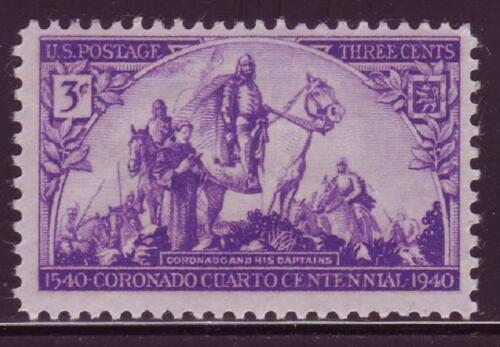 1940 Coronado Single 3c Postage Stamp - Sc#898 - MNH, OG -