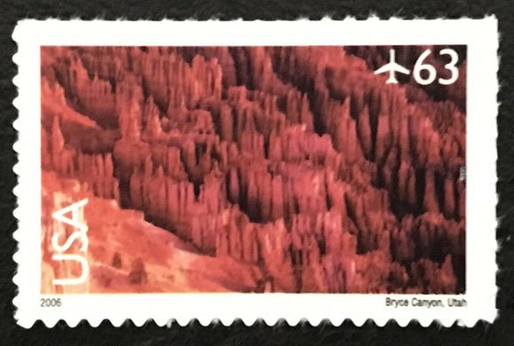 2006 Bryce Canyon National Park, Utah Single 63c Postage Stamp - Sc# C139 - DM168a