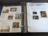 VEGAS - Art History On Stamps Home Made Presentation Album M&U Stamps ~98 Photos