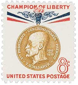 1960 Thomas Masaryk Single 4c Postage Stamp  - Sc# 1148 -  MNH,OG