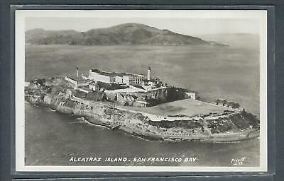 VEGAS - Vintage San Francisco Alcatraz Island - Piggot RPPC Postcard - FK184
