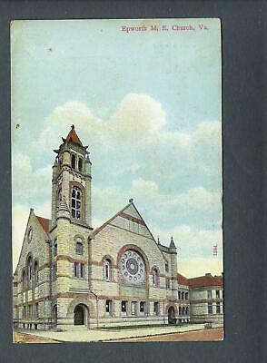 VEGAS - Posted 1910 Epworth Methodist Church, Epworth, VA Postcard - FE410