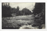 Vintage USA Real Photo Postcard - Wolf River Above Dells. WI - (AO16)