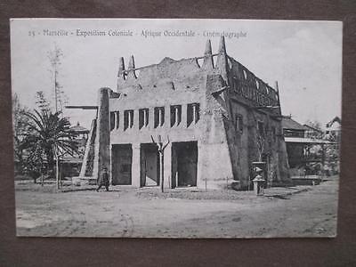 Probably 1906 Marseille Colonial Expo Photo Postcard - Occidential Africa (VV34)