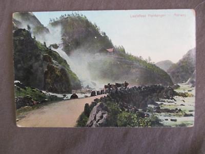 Est Early 1900s Norway Picture Postcard - Laatefoss Hardanger (TT117)