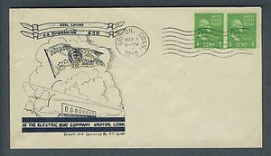 VEGAS - 1945 Submarine USS 435 Corsair Keel Laid Spader Cover - Groton - FK110