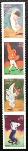 2012 Innovative Choreographers Strip of 4 45c Postage Stamps - MNH, OG - Scott 4698-4701
