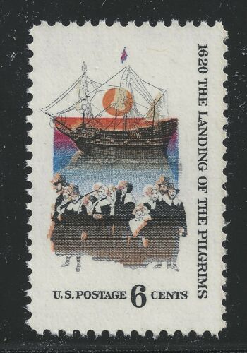 1970 Landing Of The Pilgrims In 1620 - Thanksgiving - Single 6c Postage Stamp - Scott 1420 - MNH, OG - CX518