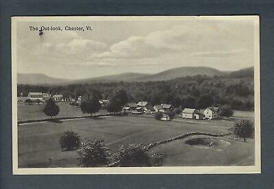 VEGAS - 1933 Chester, VT With Interesting Message Photo Postcard - FD384