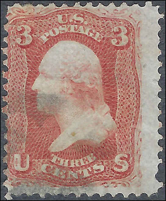 VEGAS - 1867 Scott94 - Washington - Likely F-Grill - Light Cancel - Solid