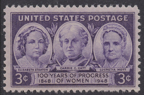 1948 Progress of Women Single 3c Stamp - MNH, OG - Sc# 959 - DS190a