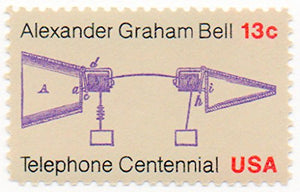 1976 Alexander Graham Bell Sigle 13c Postage Stamp  - Sc# 1683  -  MNH,OG