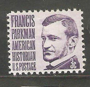 1967 Francis Parkman American Historian Single 3c Postage Stamp - MNH, OG - Sc# 1281