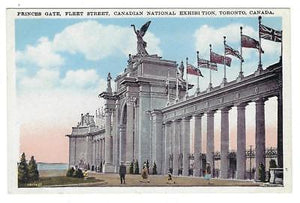 Vintage Canada Postcard - Toronto Exhibition - Prince's Gates (ZZ81)