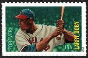 2012 Larry Doby Baseball Black Heritage Single Forever Postage Stamp - MNH, OG - Sc# 4695