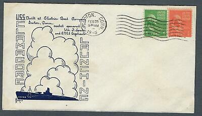 VEGAS - 1945 Submarine USS Clamagore Launch Spader Cover - Groton - FH150