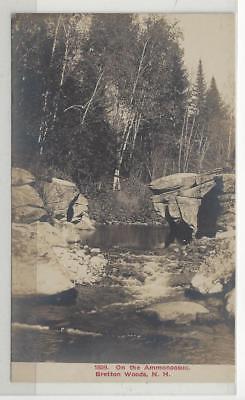 Circa 1910 USA Photo Postcard - On the Ammonoosuc, Bretton Woods, NH (AJ27)