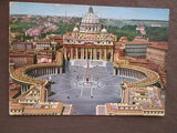 1964 Vatican To USA Postcard With Message (VV106)