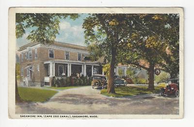 Vintage Postcard- Sagamore Inn (Cape Cod Canal) Sagamore, MA (AH104)