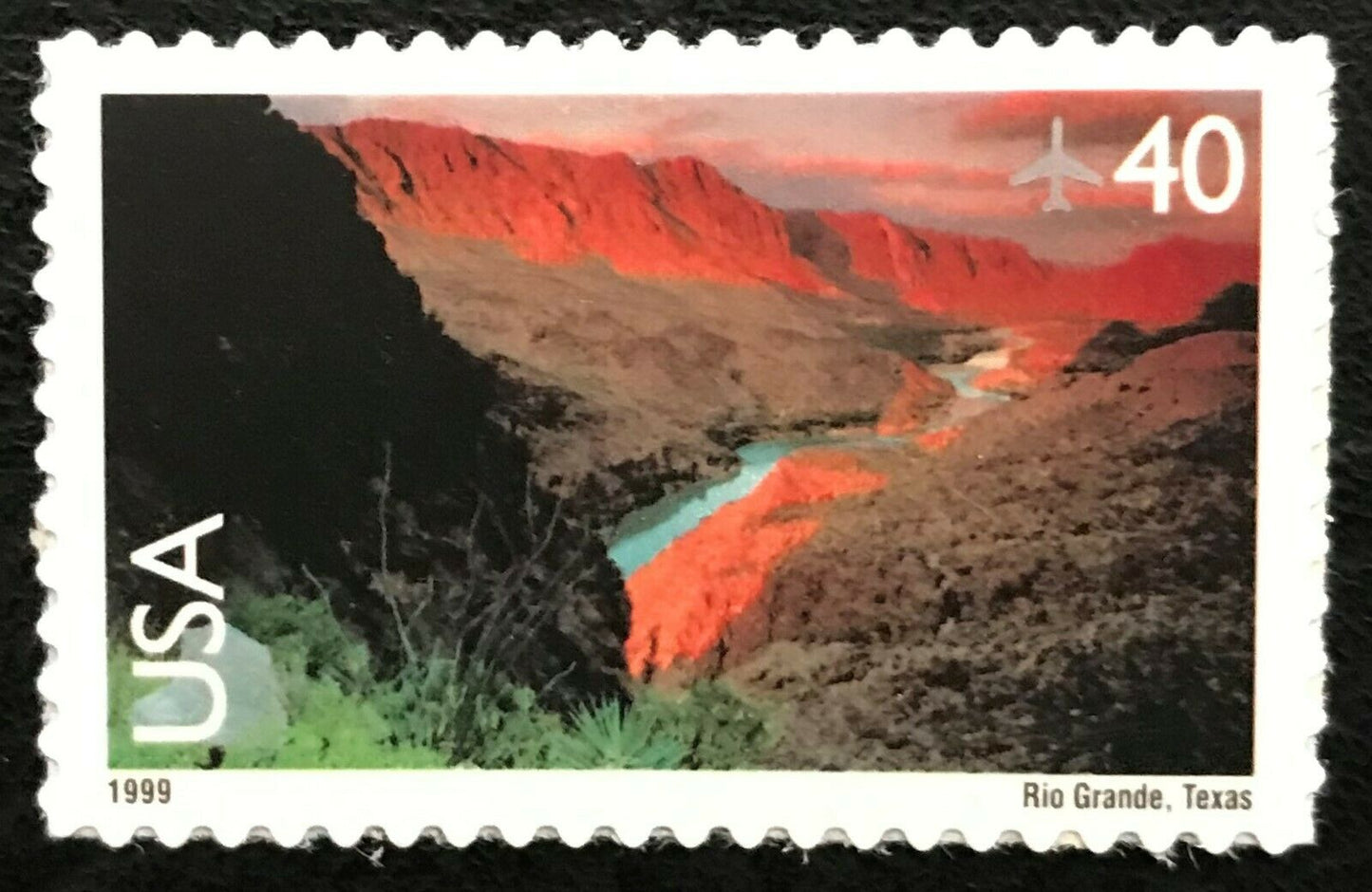 1999 Rio Grande Airmail Single 40c Postage Stamp - MNH, OG - Scott C134