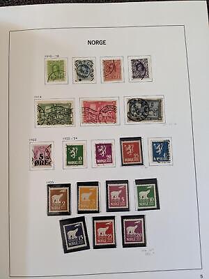 VEGAS -Norway Davo Album To ~1970, BOB Many Better Stamps - Hi $ Cat! ~55 Photos