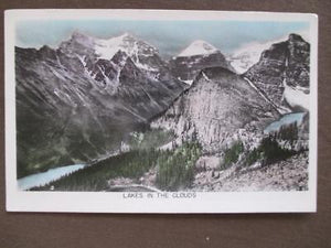 1953 Canada Photo Postcard - Lakes In The Clouds - Posted Banff, Alberta (UU71)