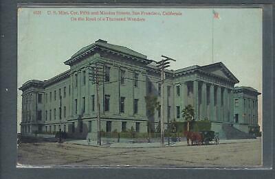 VEGAS - Vintage San Francisco US Mint Building - Fifth & Mission Postcard -FK183