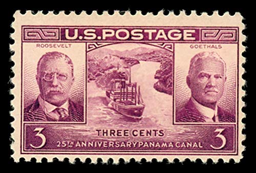 1939 Panama Canal Single 3c Postage Stamp - Scott 856 - MNH,OG