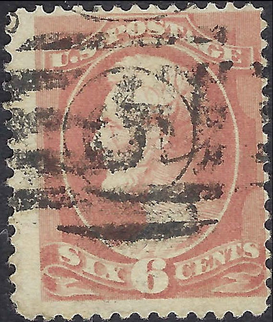 VEGAS - 1881-2 6c Lincoln - Scott208 - No Significant Flaws Observed