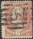 VEGAS - 1881-2 6c Lincoln - Scott208 - No Significant Flaws Observed