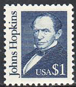 1989 Johns Hopkins $1 Single Postage Stamp - MNH, OG - Sc# 2194