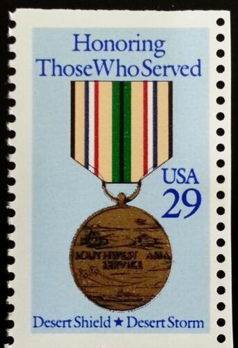 1991 Honor Desert Shield/Storm Single 29c Postage Stamp - Sc# 2552 - MNH, OG - CX534
