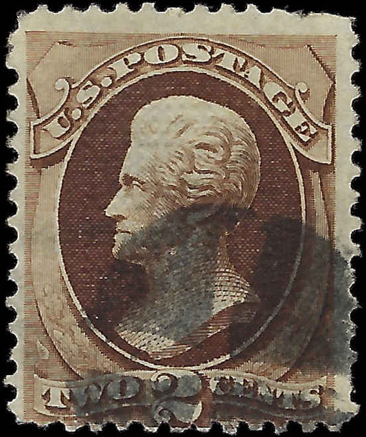 VEGAS - 1870-71 Scott135 - Jackson - With Clear Grill - Some Short Perfs