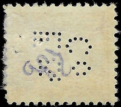 VEGAS - 1917 Scott R237 - 40c Revenue With Perfins - Good Centering! - EX27