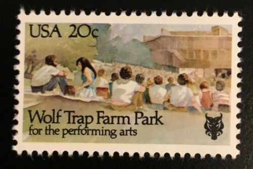 1982 Wolf Trap Farm Park For Arts Single 20c Postage Stamp - MNH, OG - Sc# 2018