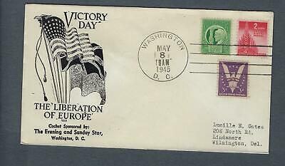 VEGAS - 1945 USA WW2 Victory Day With Related Stamps - FG152