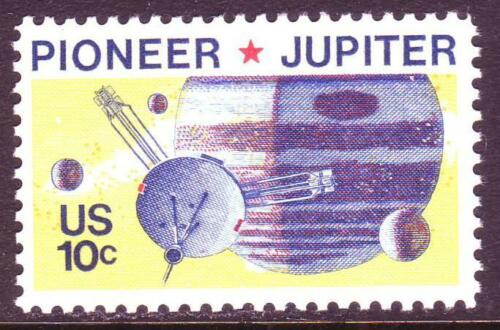 1975 - Space Pioneer Jupiter Single 10c Stamp - Sc# 1556 - MNH, OG - CX477a