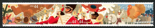 2009 Thanksgiving Day Parade Strip Of 4 44c Postage Stamps - Scott 4417-4420 - MNH, OG - DC137