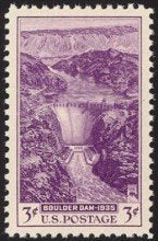 1935 Boulder Dam Single 3c Postage Stamp  - Scott774 - MNH,OG