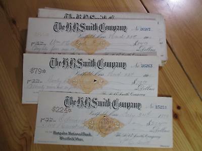 VEGAS- ONE Of ~1900 Hampden National Bank, Westfield, MA Check -RN-X6 READ CT120