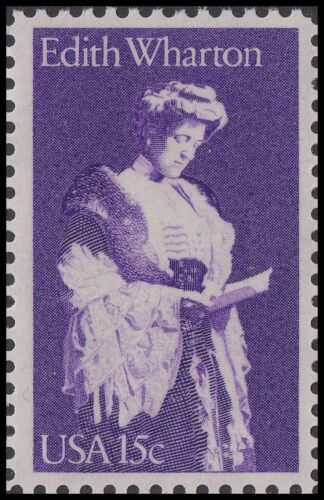 1980 Edith Wharton Single 15c Postage Stamps - Sc# 1832 - MNH, OG - CT56d