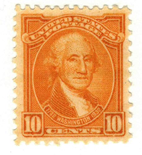 1932 George Washington Single 10c Postage Stamp -Sc#715 - MNH,OG