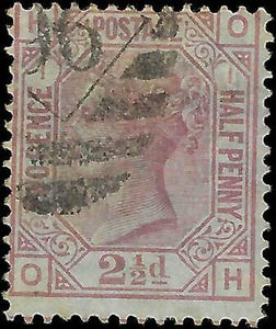 VEGAS - 1875 Sc# 66a Bluish Paper - Plate 1 - Cat= $140 - (FE34)
