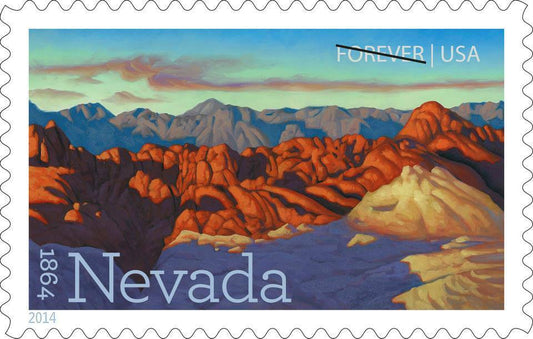 2014 Nevada Statehood Single Forever Postage Stamp - Scott 4907 Single Stamp - MNH - CX800