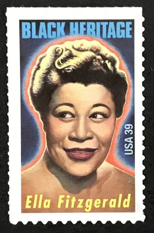 2007 - Ella Fitzgerald Single 39c Postage Stamp- Scott - 4120 - MNH, OG - CX850