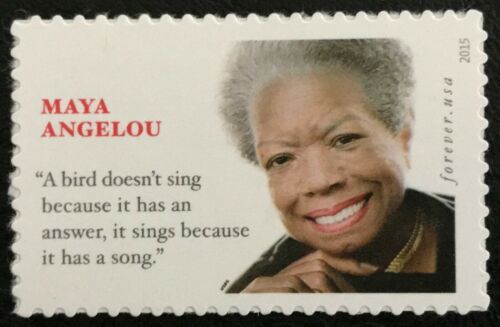 Maya Angelou Single "Forever" Postage Stamp - MNH, OG - Scott 4979